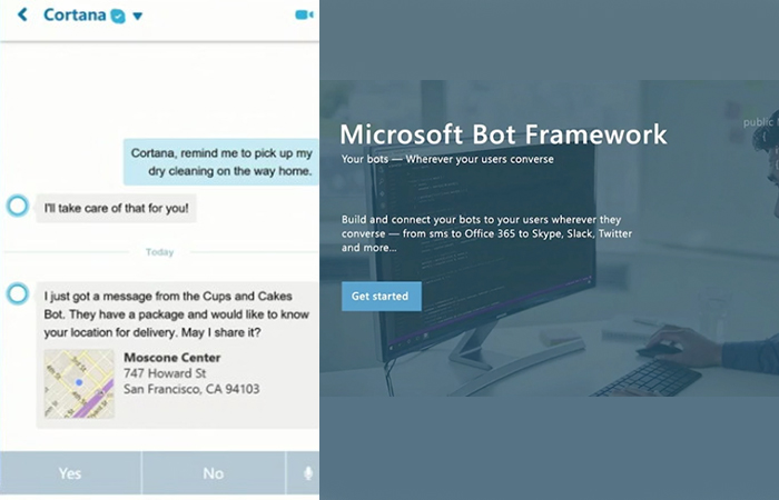 Skype Cortana Microsoft Bot Framework Build 2016