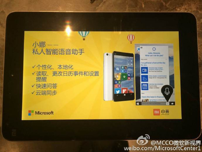 Xiaomi Mi Note Windows 10 Mobile