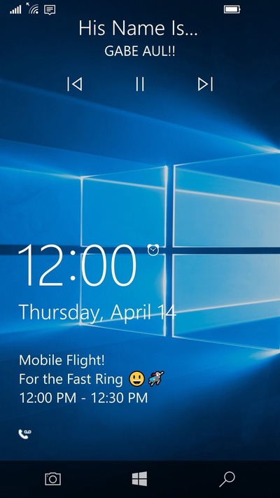 Windows 10 Mobile Redstone pantalla bloqueo mejoras