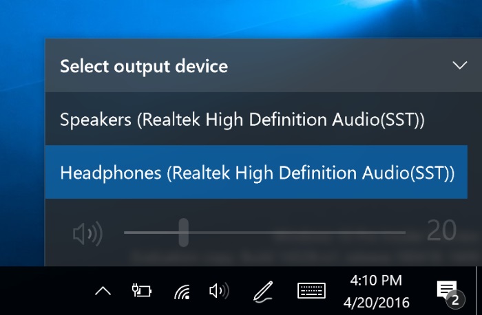 taskbar-audio-output