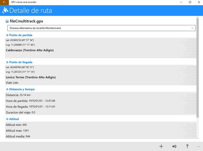 GPX viewer and recorder captura 4