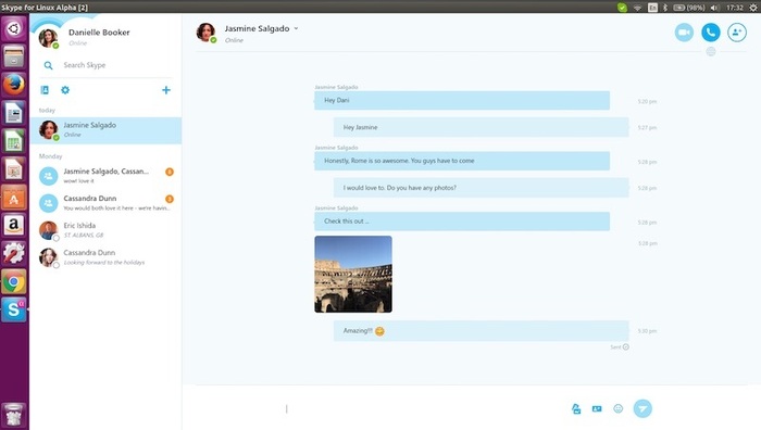 skype alpha linux