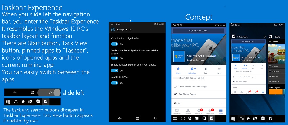 Concept Windows 10 Mobile