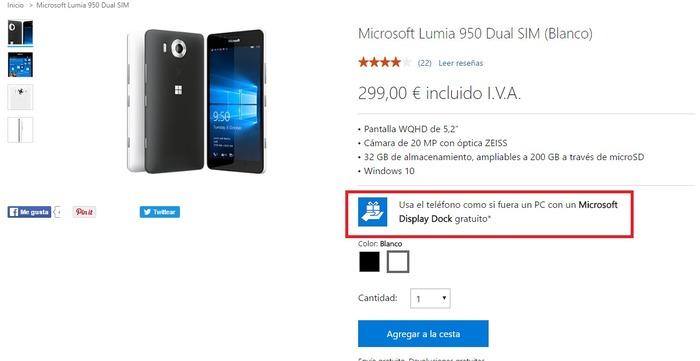 lumia-950-dock-gratis