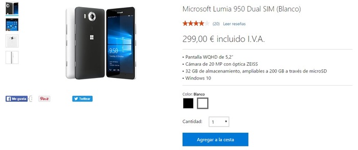 Lumia 950 oferta