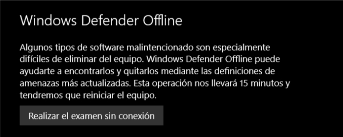 windows defender offline errors