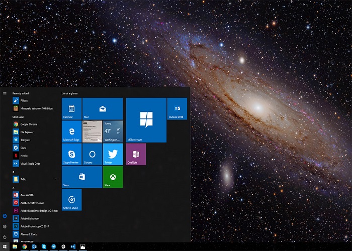 Andromeda Windows 10