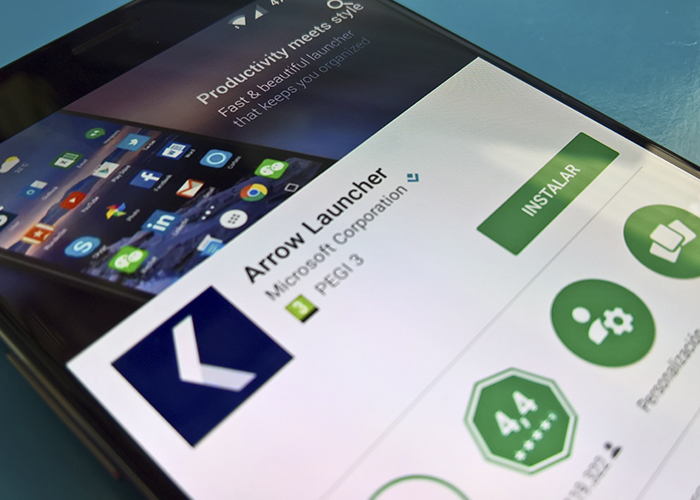 Arrow Launcher en la Google Play Store