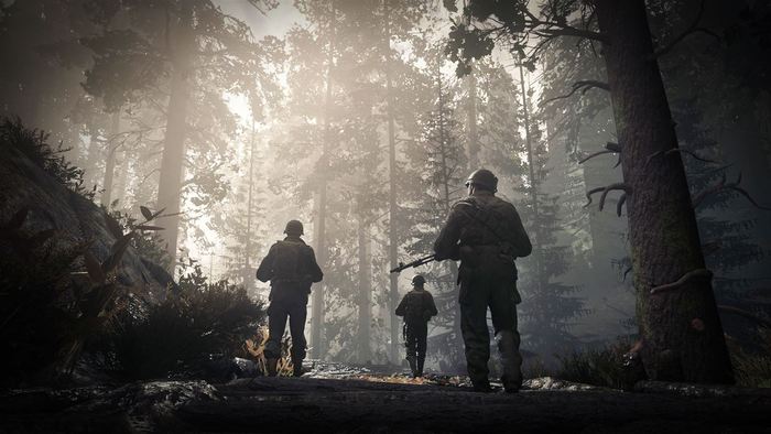 Call of Duty WWII escena bosque