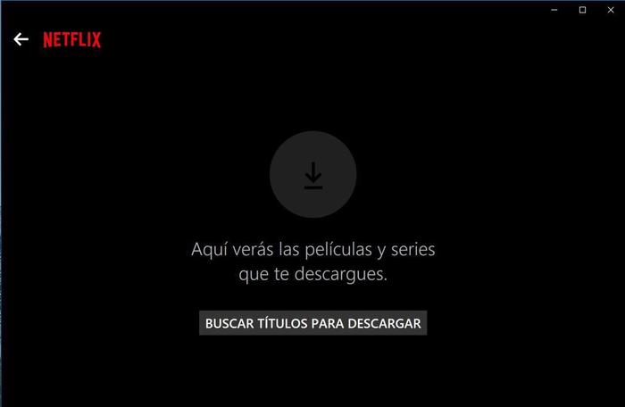 netflix windows buscar titulos para descargar