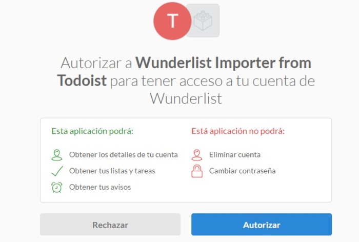 wunderlist importer from todoist