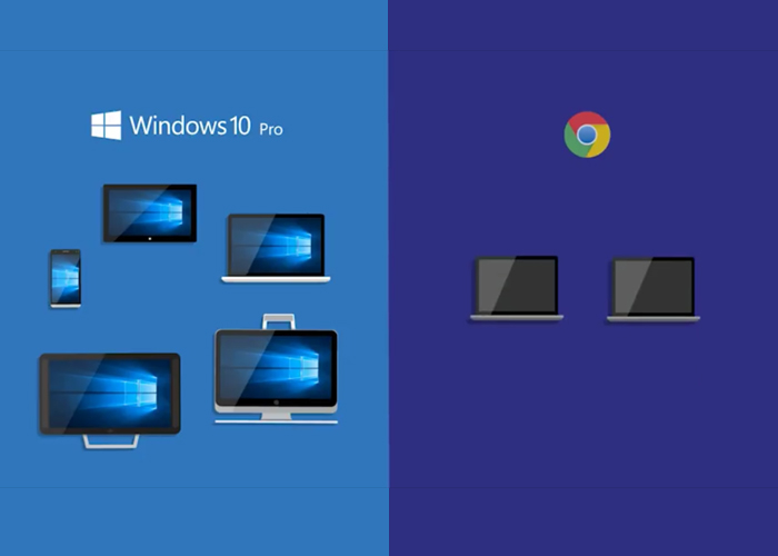 W10 Pro VS Chrome