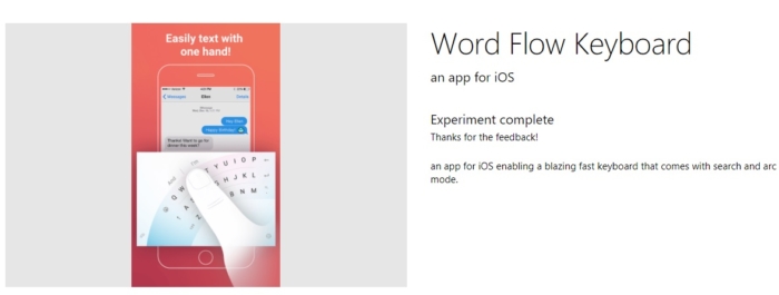 Experimento completo Word Flow