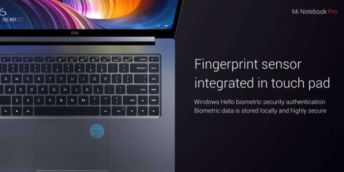 Xiaomi-Notebook-Pro- Sensor