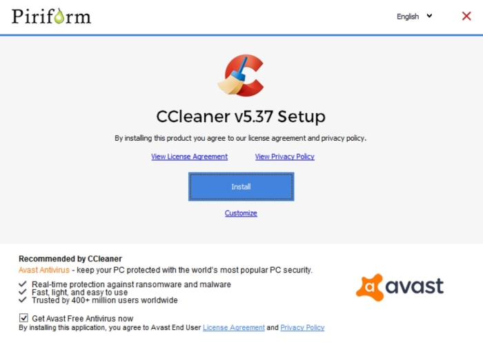 CCleaner Antivirus