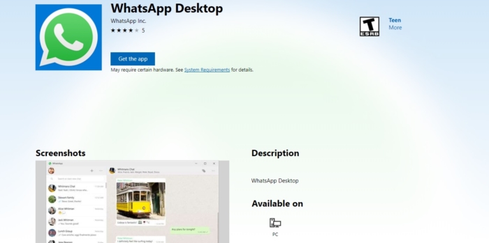 WhatsApp Desktop App