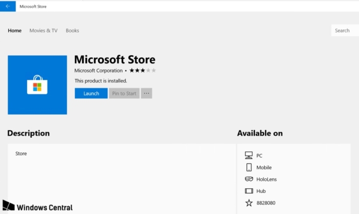 Andromeda Microsoft Store