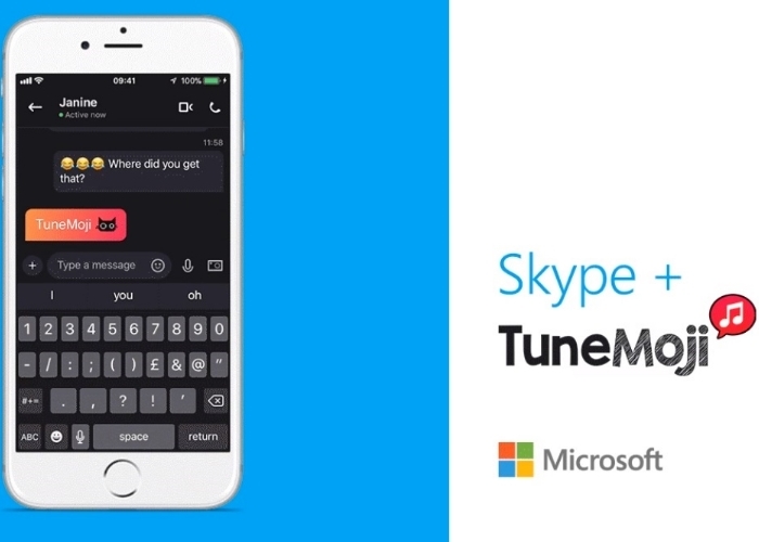 Skype Tunemoji