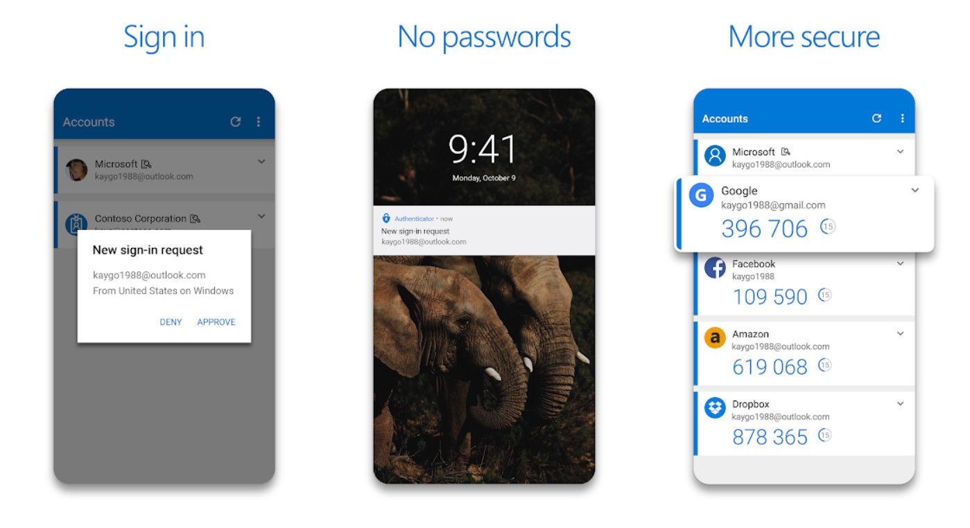 moving microsoft authenticator to new phone