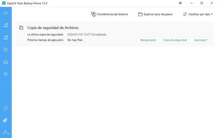 EaseUS Todo Backup permite recuperar las copias