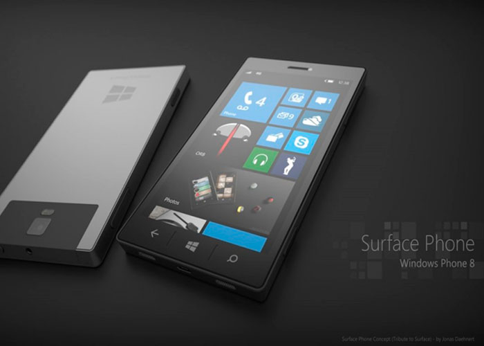 Mockup del rumoreado Microsoft Surface Phone