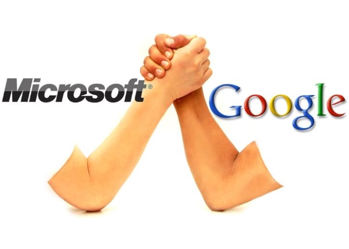 Google en contra de Microsoft