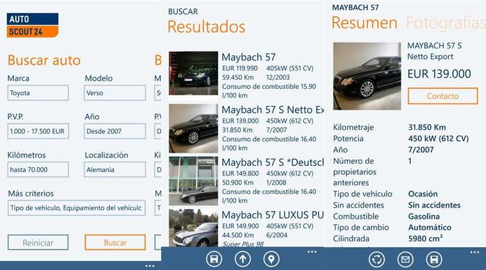 Aplicación AutoScout24