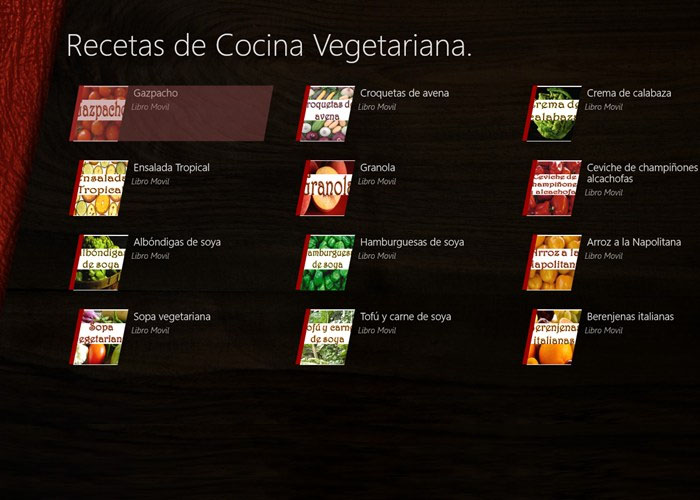 Recetas de cocina vegetariana