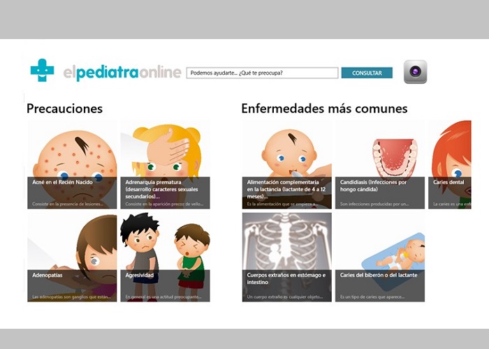 Aplicación de pediatría