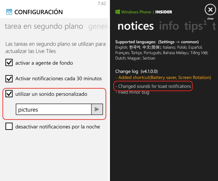 aviso personalizado notificaciones 6tag insider